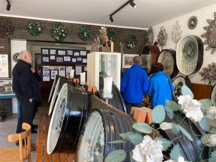 Bezoek aan het Graftrommelmuseum in Goor, d.d. 3 april 2022.